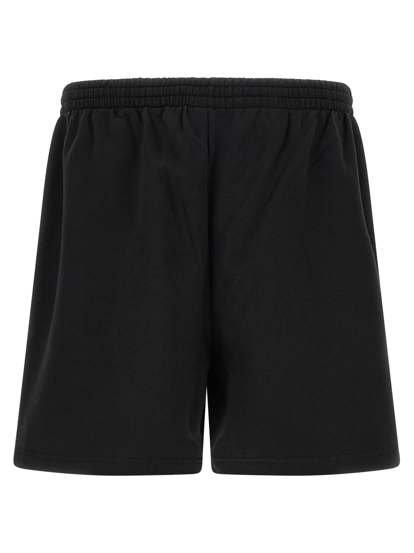 Balenciaga Black Cotton Bermuda Shorts