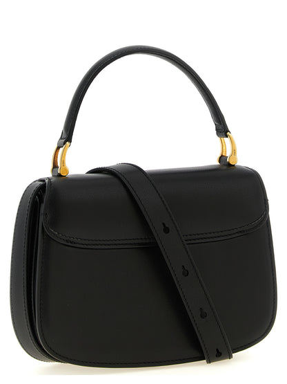 Ami Paris Black Cowhide Handbag