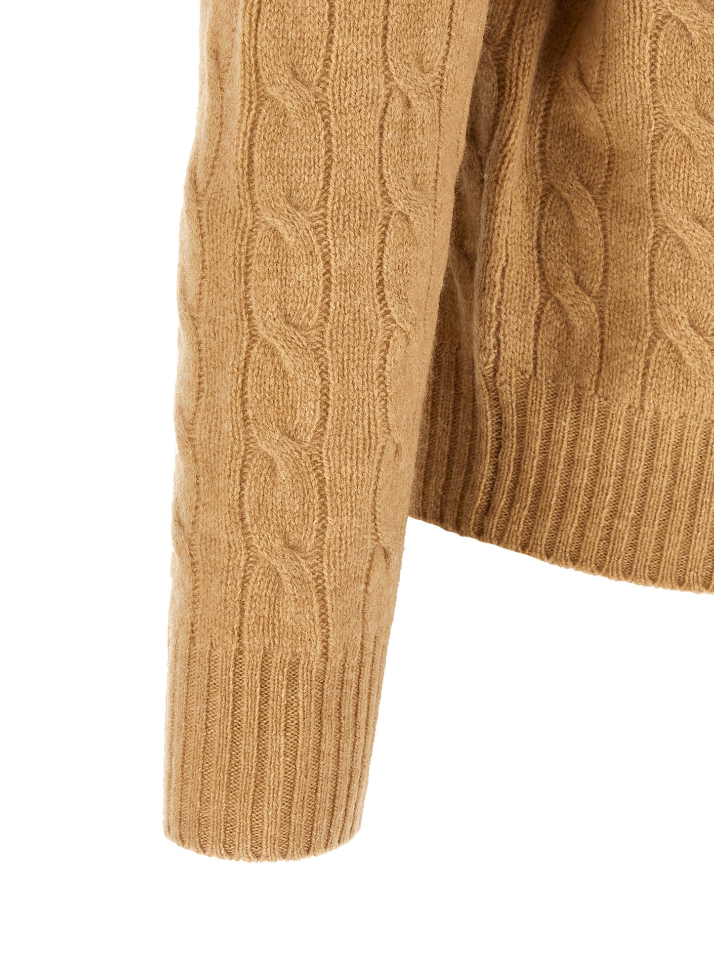 Polo Ralph Lauren Beige Wool Cardigan