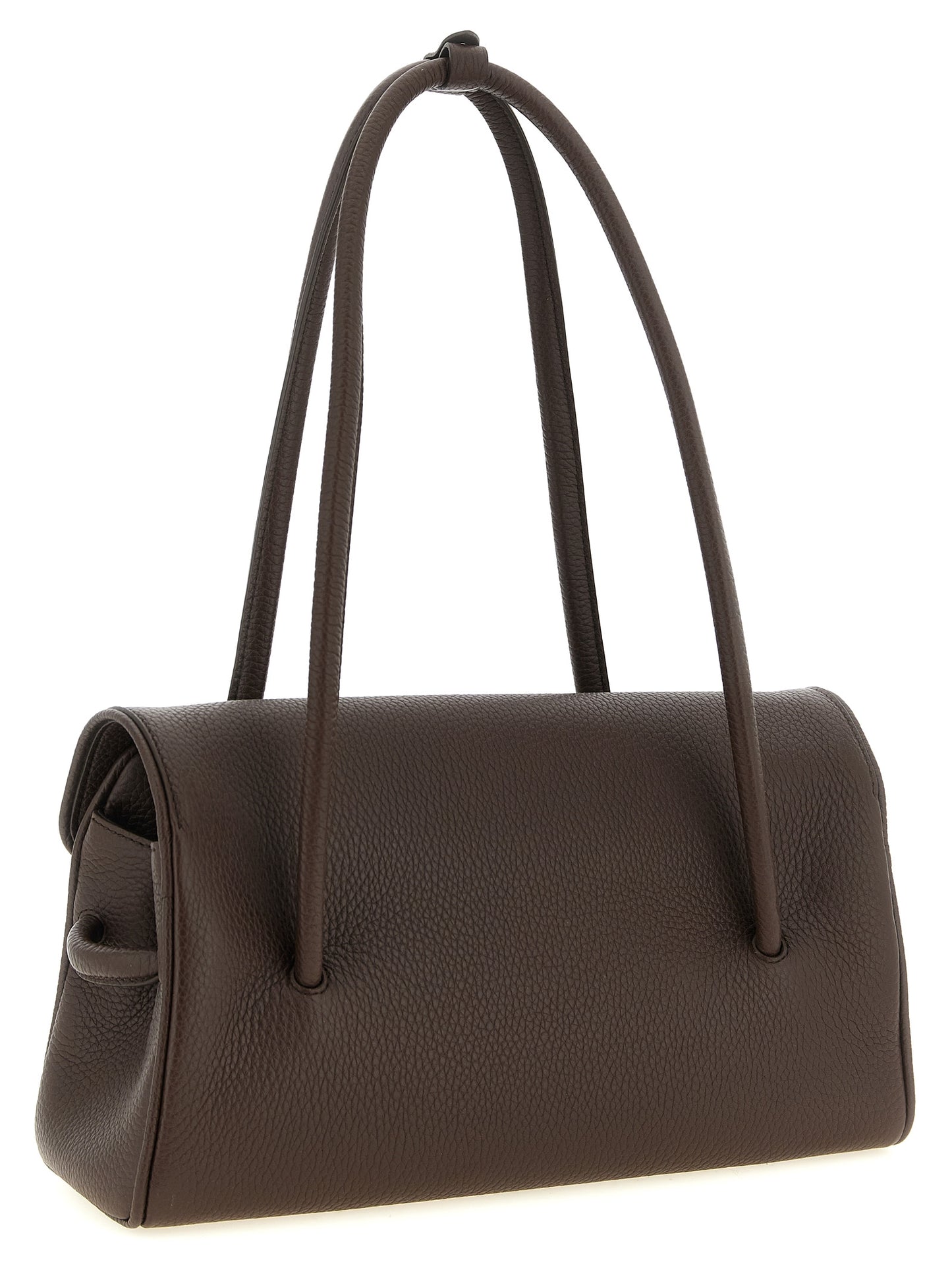 Jacquemus Brown Calfskin Shoulder Bag