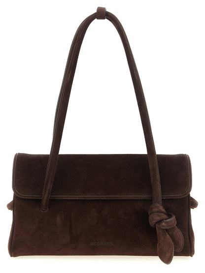 Jacquemus Brown Calfskin Shoulder Bag