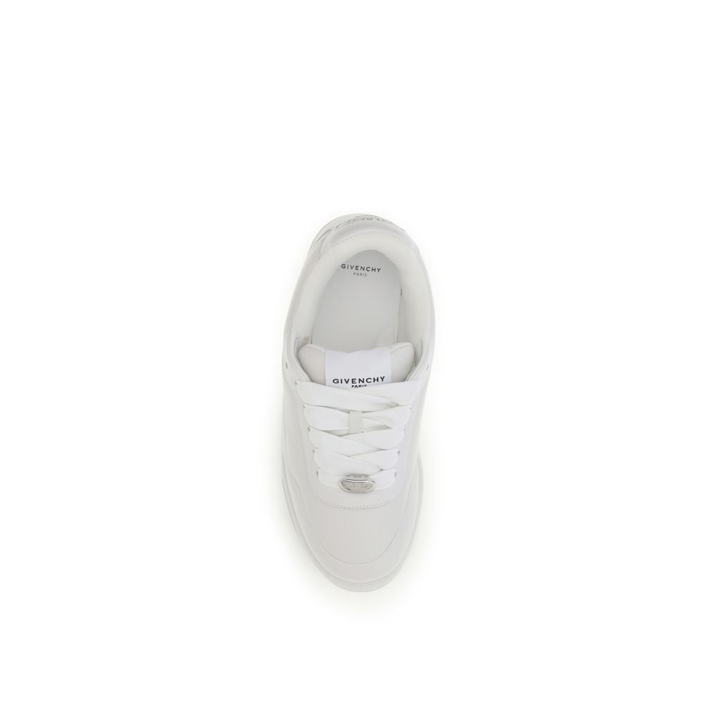 Baskets Givenchy homme Puffy Yard en cuir de veau blanc – GI-BH00B7H1XT100
