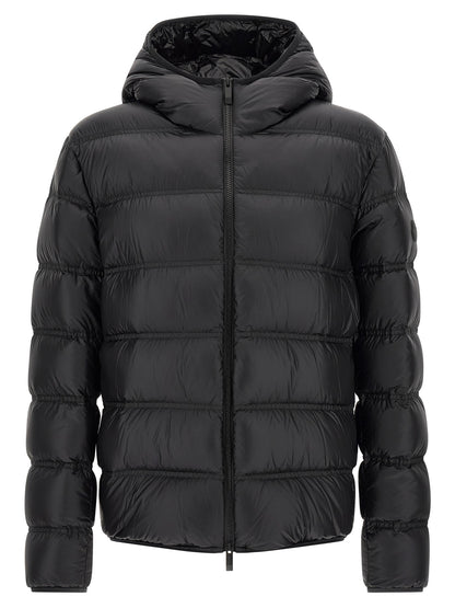 Moncler Black Polyamide Full-Length Jacket