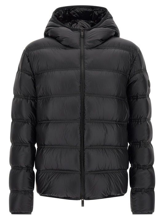 Moncler Black Polyamide Full-Length Jacket