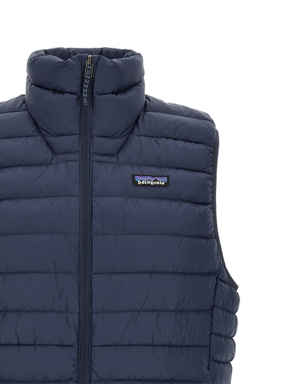 PATAGONIA Blue Nylon Sleeveless Jacket