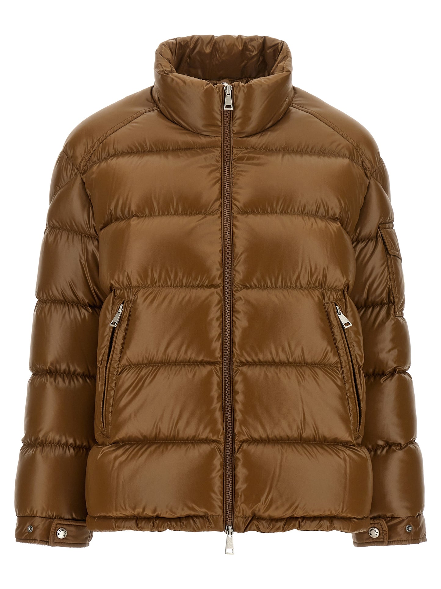 Moncler Brown Polyamide Full-Length Jacket