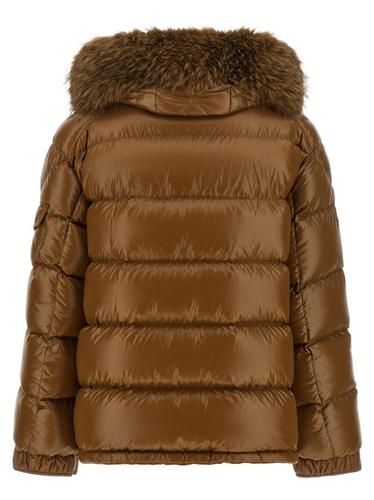 Moncler Brown Polyamide Full-Length Jacket