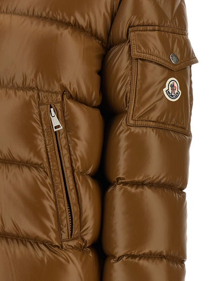 Moncler Brown Polyamide Full-Length Jacket