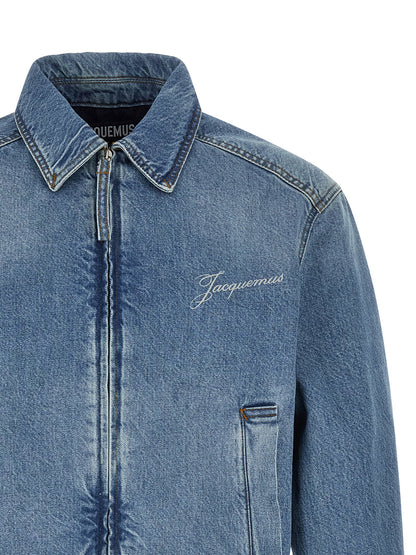 Jacquemus Blue Cotton Denim Jacket