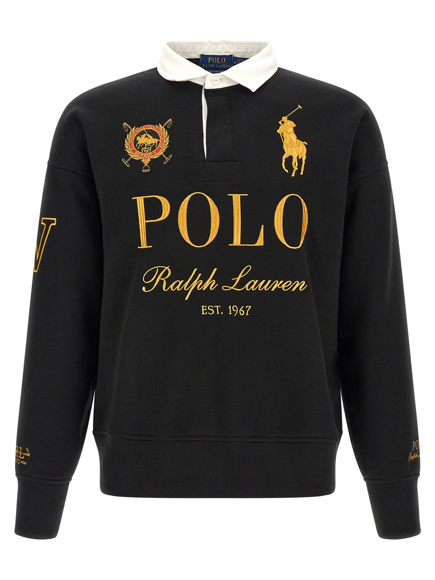 Polo Ralph Lauren Black Cotton Polo Shirt