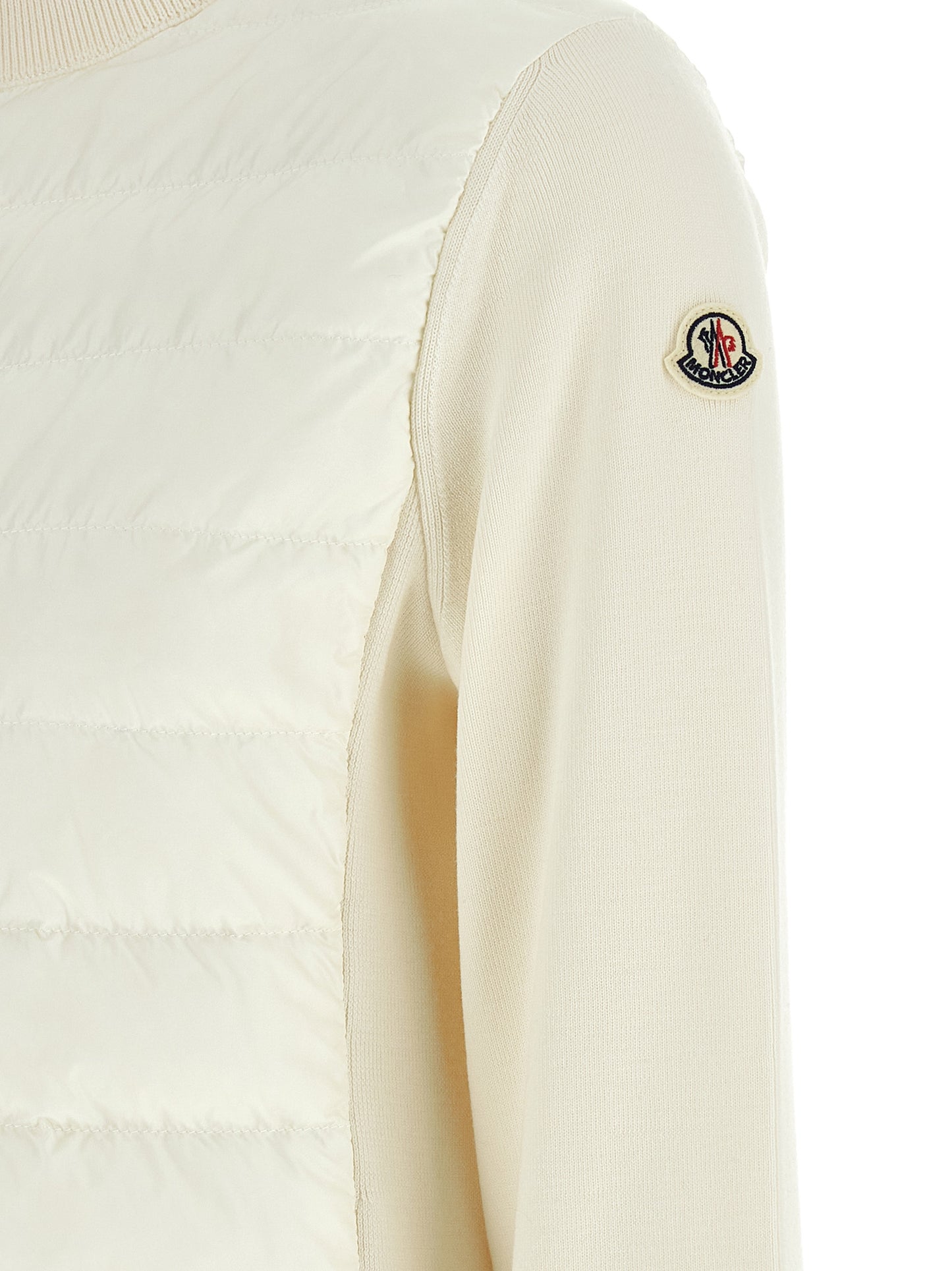 Moncler White Polyamide Cardigan
