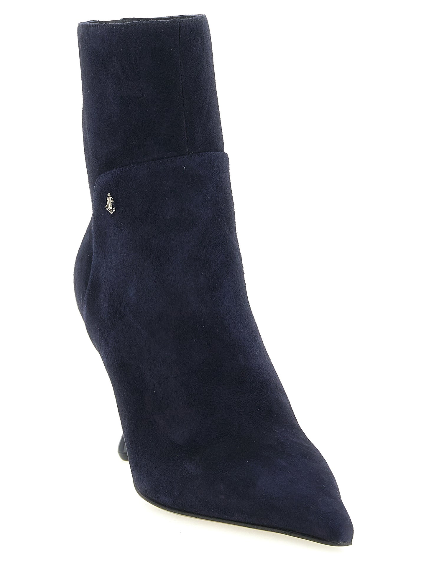 Jimmy Choo Blue Leather Ankle Boots