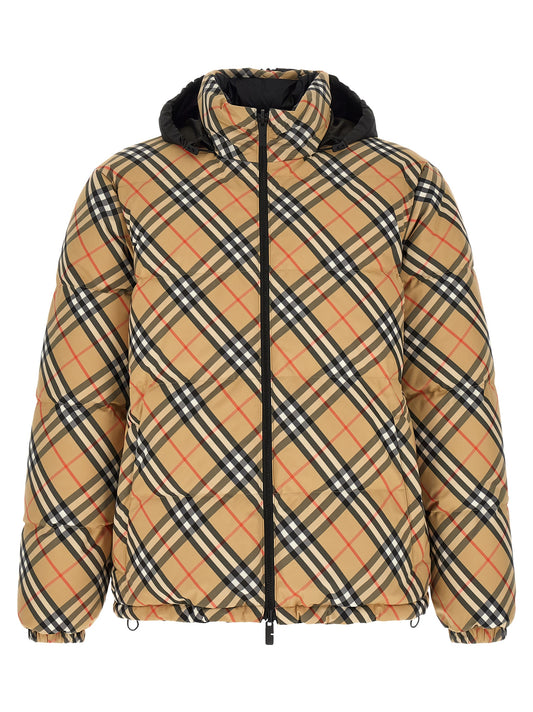 Doudoune Burberry homme Snowdon en polyester beige – BU-319680