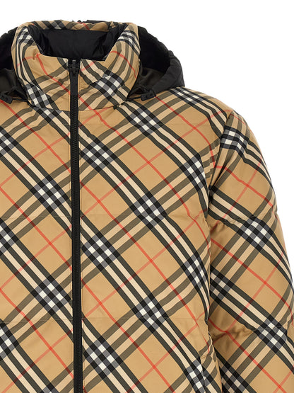 Doudoune Burberry homme Snowdon en polyester beige – BU-319680