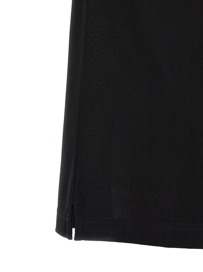 Burberry Black Cotton Polo Shirt
