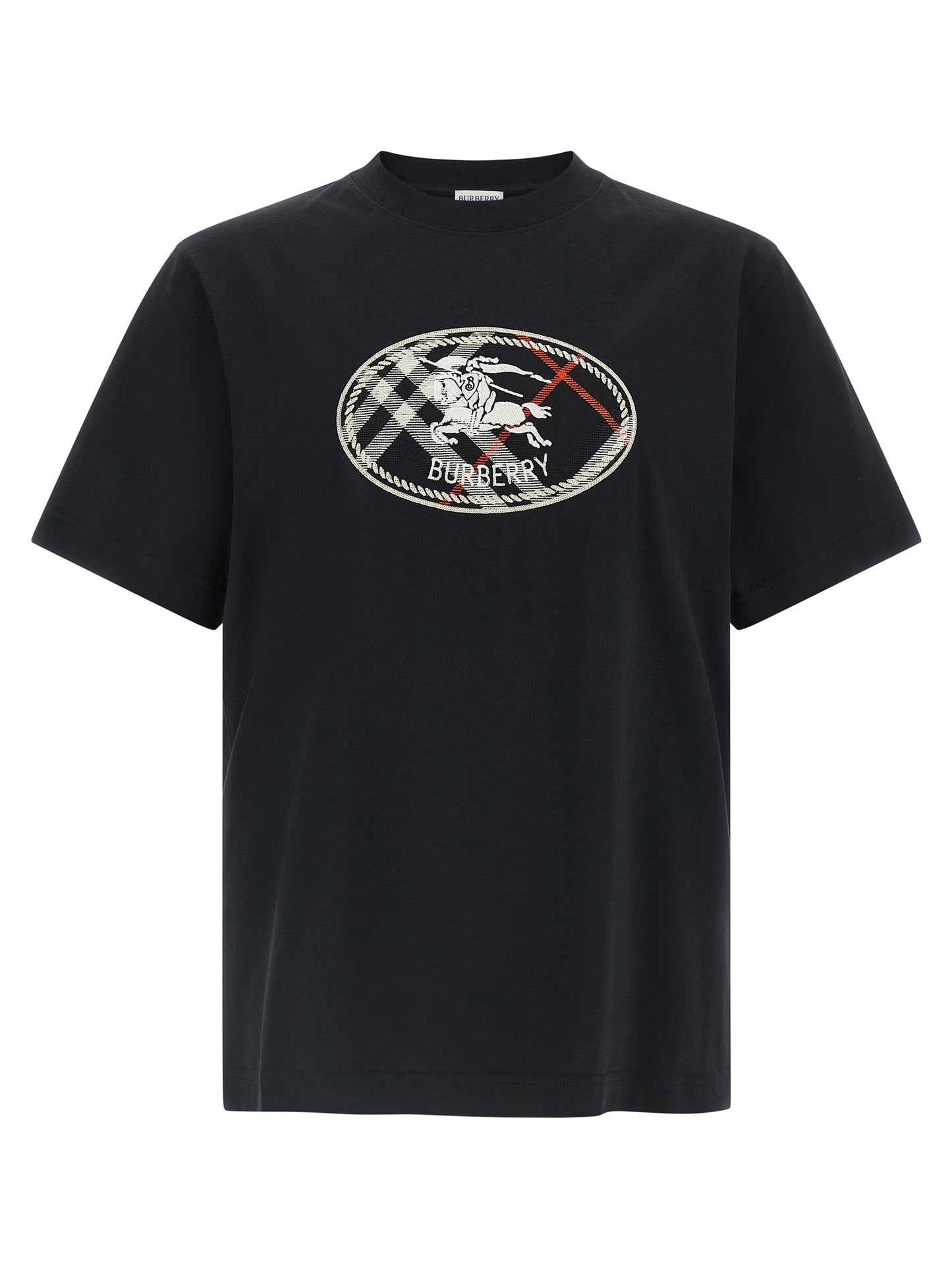 Burberry Black Cotton T-Shirt