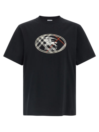 Burberry Black Cotton T-Shirt