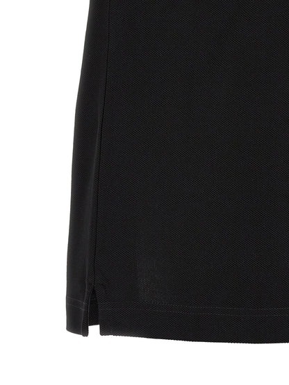 Burberry Black Cotton Polo Shirt