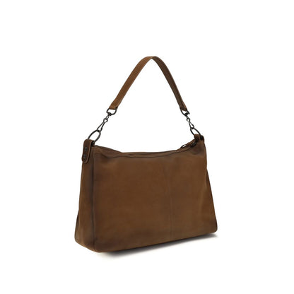 Balenciaga Brown Lamb Ovis Aries Shoulder Bag