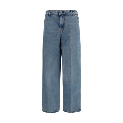Jean Ami Paris femme Balloon en coton bleu – AM-FTR920DE0046480