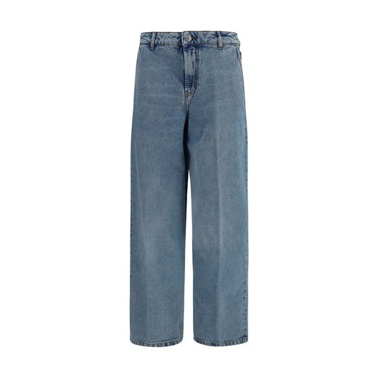 Jean Ami Paris femme Balloon en coton bleu – AM-FTR920DE0046480