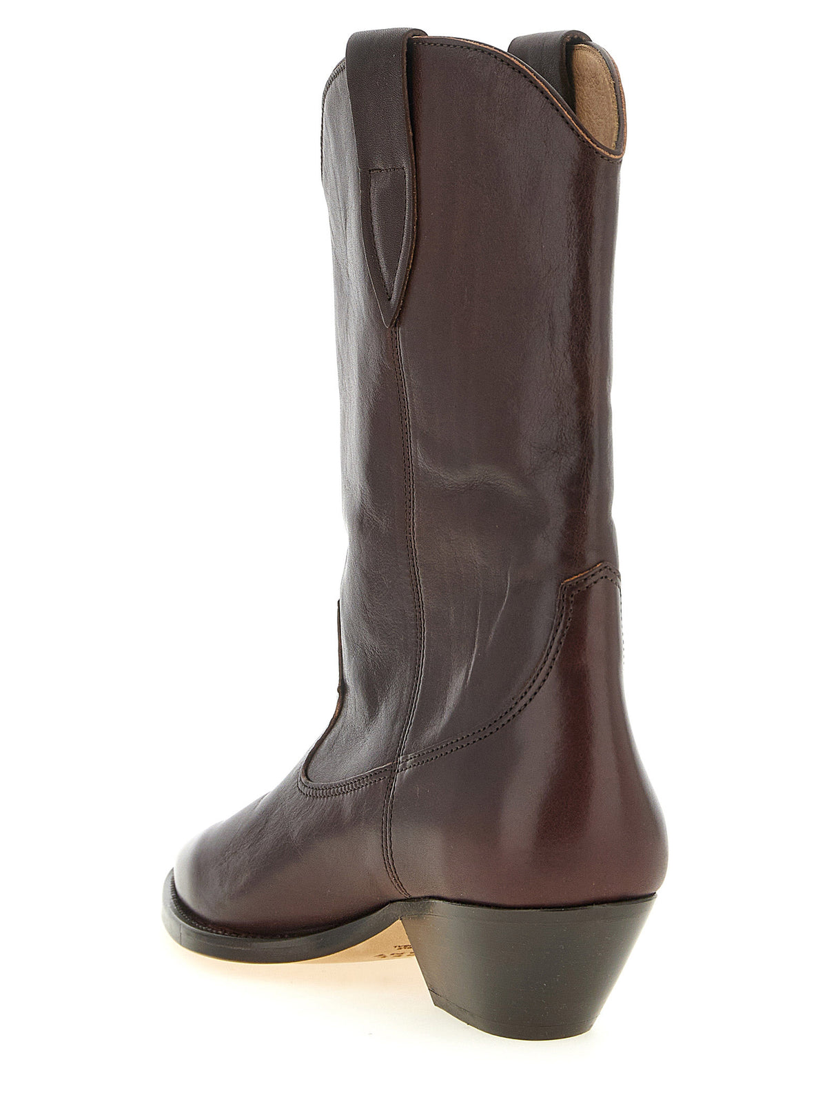 Bottes Isabel Marant femme Duerto en cuir de vache marron – IS-342136