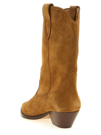 Bottes texanes Isabel Marant femme Duerto en cuir de vache marron – IS-342137