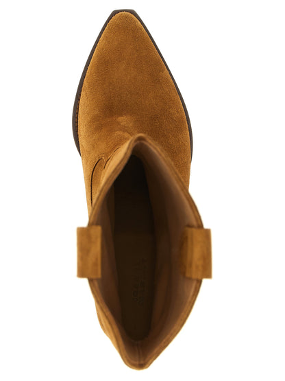Bottes texanes Isabel Marant femme Duerto en cuir de vache marron – IS-342137