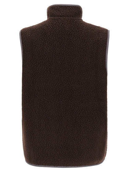 PATAGONIA Brown Polyester Sleeveless Jacket