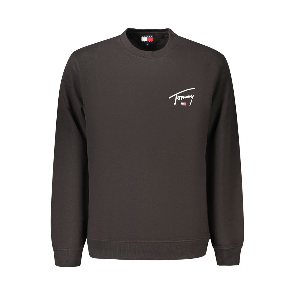 Sweat-shirt Tommy Hilfiger homme en coton noir – TO-46903