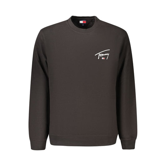 Sweat-shirt Tommy Hilfiger homme en coton noir – TO-46903