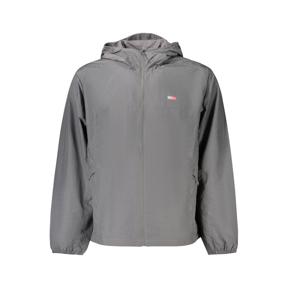 Veste Tommy Hilfiger homme en polyamide gris – TO-46898