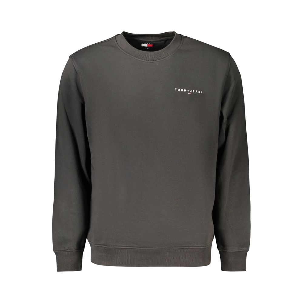 Sweat-shirt Tommy Hilfiger homme en coton noir – TO-46905