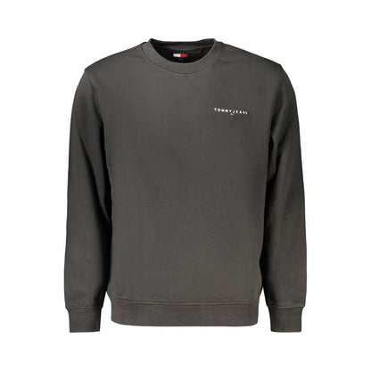 Sweat-shirt Tommy Hilfiger homme en coton noir – TO-46905