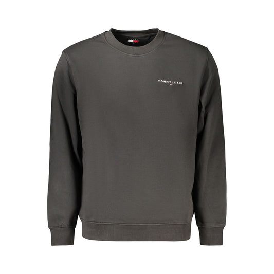 Sweat-shirt Tommy Hilfiger homme en coton noir – TO-46905