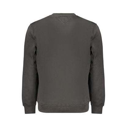 Sweat-shirt Tommy Hilfiger homme en coton noir – TO-46905
