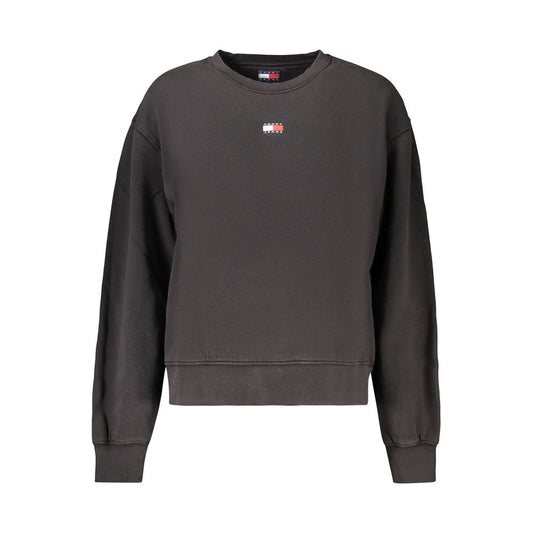 Sweat-shirt Tommy Hilfiger femme en coton noir – TO-46908