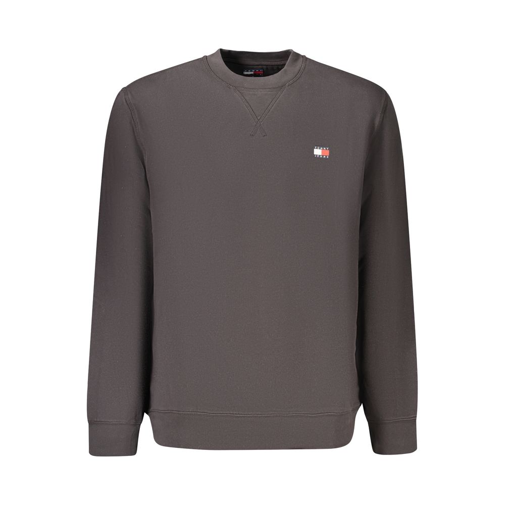 Sweat-shirt Tommy Hilfiger homme en coton noir – TO-46913