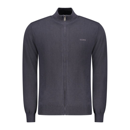 Guess Jeans Blue Wool Cardigan