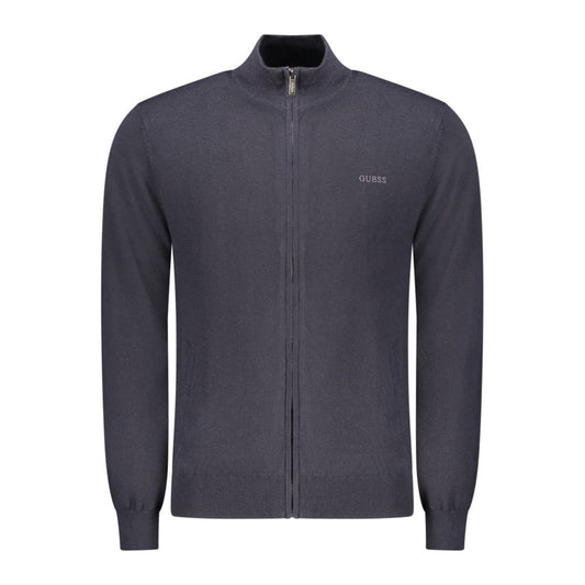 Guess Jeans Blue Wool Cardigan