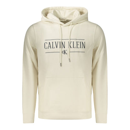 Sweat à capuche Calvin Klein homme en coton blanc – CA-47362