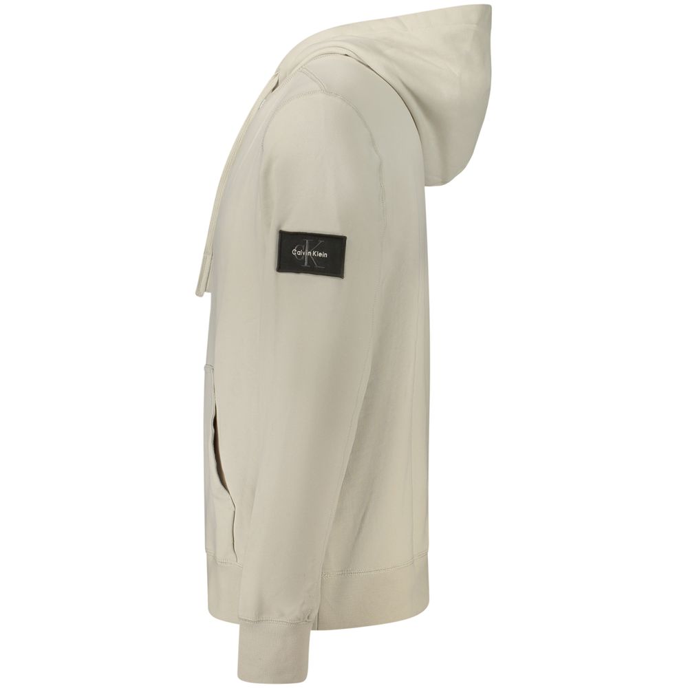 Sweat à capuche Calvin Klein homme en coton gris – CA-47361