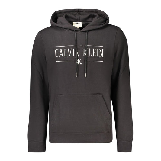 Sweat à capuche Calvin Klein homme en coton noir – CA-47360