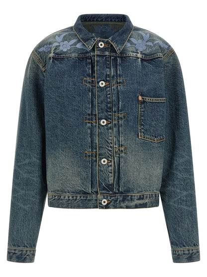 Kenzo Blue Cotton Denim Jacket