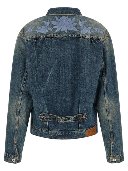 Kenzo Blue Cotton Denim Jacket