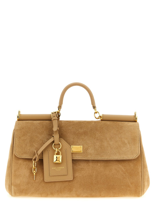 Dolce & Gabbana Beige Calfskin Handbag