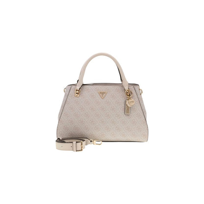 Guess White Polyethylene Handbag