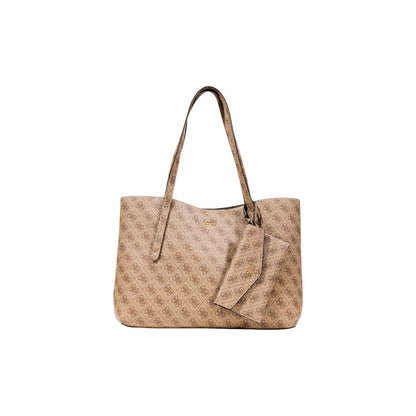 Guess White Polyethylene Handbag