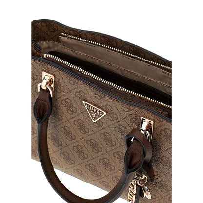 Guess Brown Polyethylene Handbag