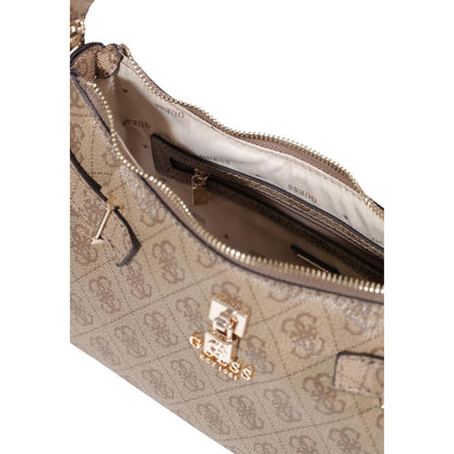 Guess Beige Polyethylene Handbag